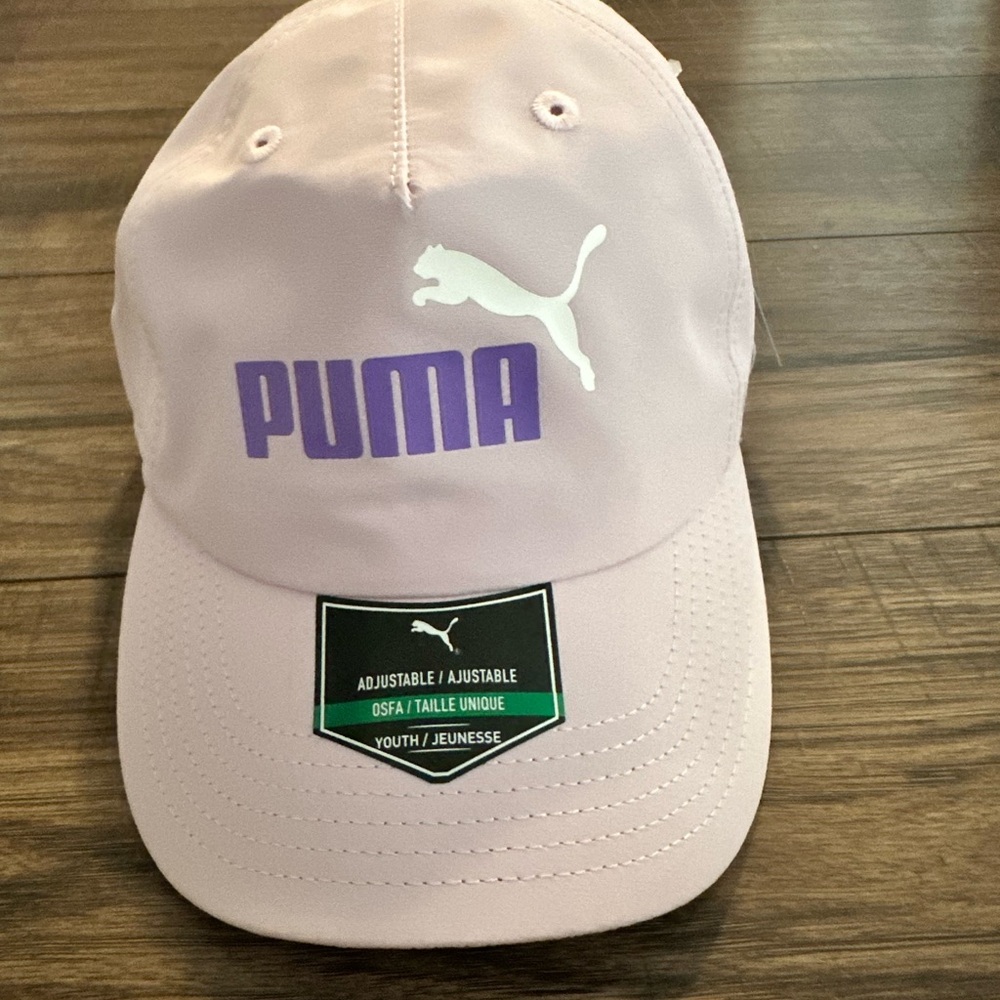 Puma Youth Adjustable Pink Cap